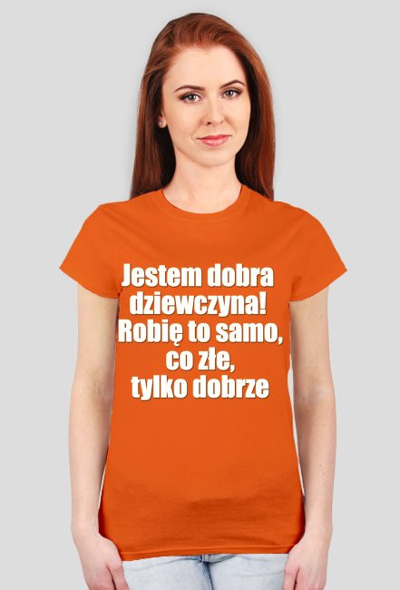 śmiesny napis koszula czarna dla dziewcyny