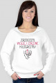 Bluza z nadrukiem, fitness (Zrzucam wagę i..)