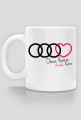 'One love Audi love' kubek