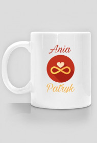 Kubek Walentynkowy Imiona