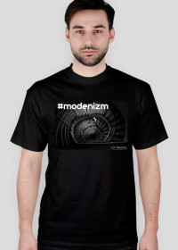 T-shirt czarny "#modernizm"