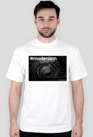 T-shirt biały "#modernizm"