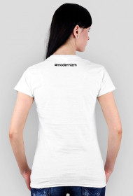 T-shirt biały "#modernizm"
