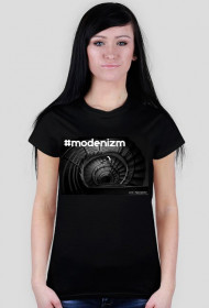 T-shirt czarny "#modernizm"