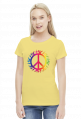 Peace and love koszulka damska