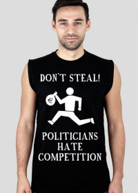 Don't steal! - men's sleeveless shirt