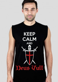 Deus Vult - koszulka bez rękawów (men's sleeveless shirt)