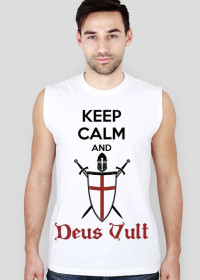 Deus Vult - koszulka bez rękawów (men's sleeveless shirt)