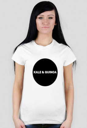 Kale&Quinoa black t-shirt