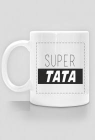 Kubek - Super Tata - Czarny