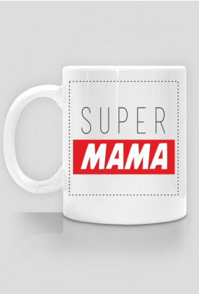 Kubek - Super Mama - Czerwony