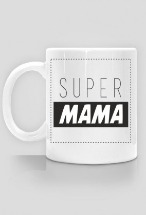 Kubek - Super Mama - Czarny