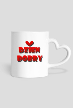 Kubek Dzień dobry kocham Cie