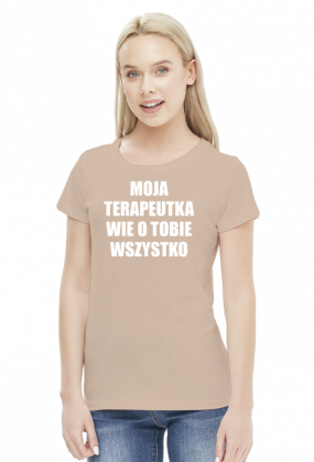 MOJA TERAPEUTKA - koszulka damska