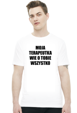MOJA TERAPEUTKA - koszulka męska