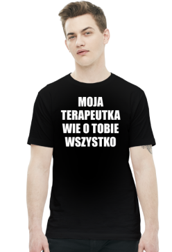 MOJA TERAPEUTKA - koszulka męska