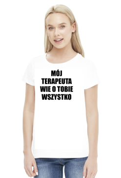 MÓJ TERAPEUTA - koszulka damska