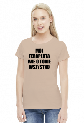 MÓJ TERAPEUTA - koszulka damska
