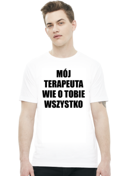 MÓJ TERAPEUTA - koszulka męska