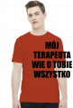 MÓJ TERAPEUTA - koszulka męska