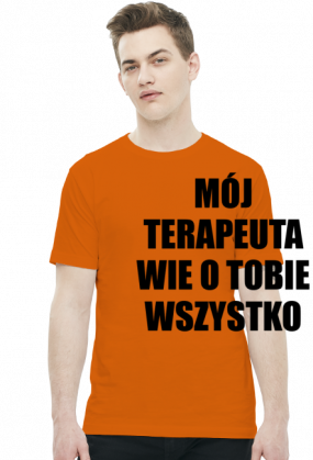 MÓJ TERAPEUTA - koszulka męska