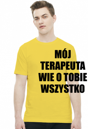 MÓJ TERAPEUTA - koszulka męska