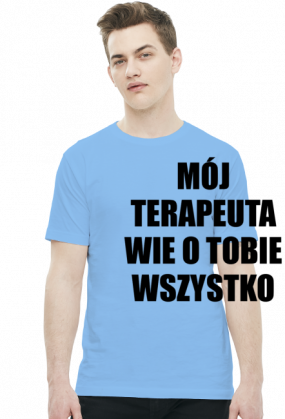 MÓJ TERAPEUTA - koszulka męska