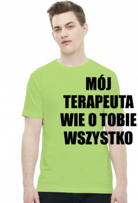 MÓJ TERAPEUTA - koszulka męska