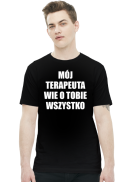 MÓJ TERAPEUTA - koszulka męska