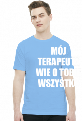 MÓJ TERAPEUTA - koszulka męska