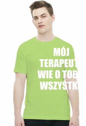 MÓJ TERAPEUTA - koszulka męska