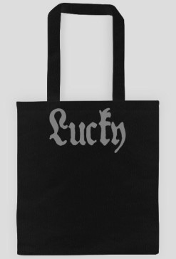 Torba Czarna ze zdjęciem "Lucky"