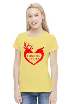 Koszulka I love you my deer