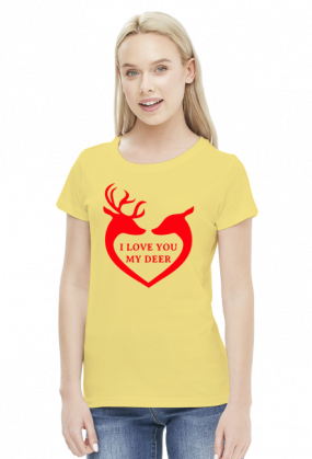Koszulka I love you my deer
