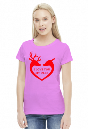 Koszulka I love you my deer