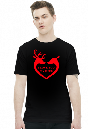 I love you my deer koszulka