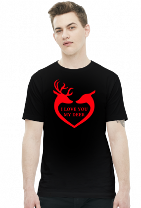I love you my deer koszulka