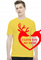 I love you my deer koszulka
