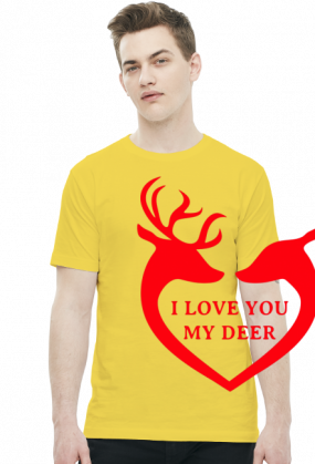 I love you my deer koszulka