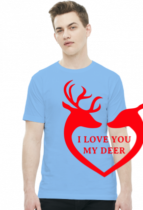 I love you my deer koszulka
