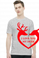 I love you my deer koszulka