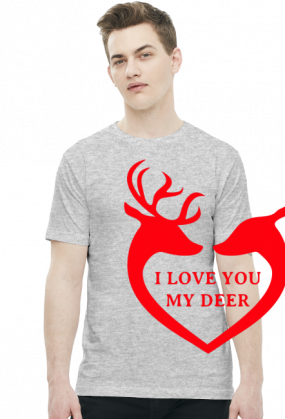 I love you my deer koszulka