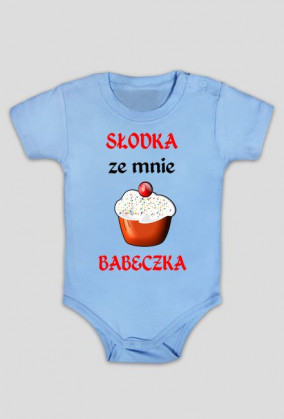 Prezentovo - body dla niemowlaka - słodka babeczka