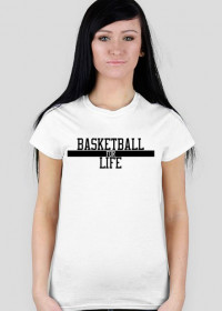 Damska sportowa koszulka koszykarska z nadrukiem