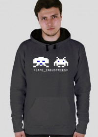 Space Invaders - bluza z kapturem