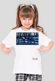 Koszulka dziecięca Biała "Lucky"