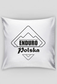 ENDURO POLSKA poduszka black logo