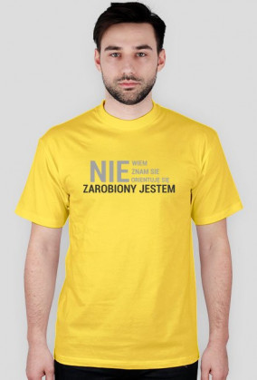 Koszulka "Nie wiem, nie orientuje się"