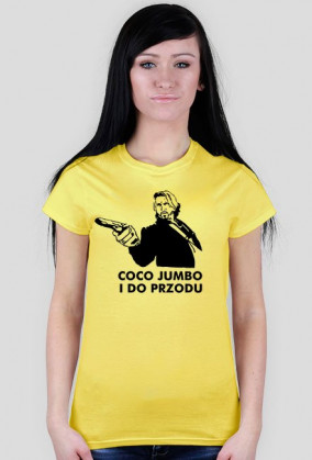 Koszulka damska "Coco jumbo i do przodu"