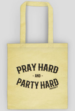 Torba na zakupy "PrayHard" Eko
